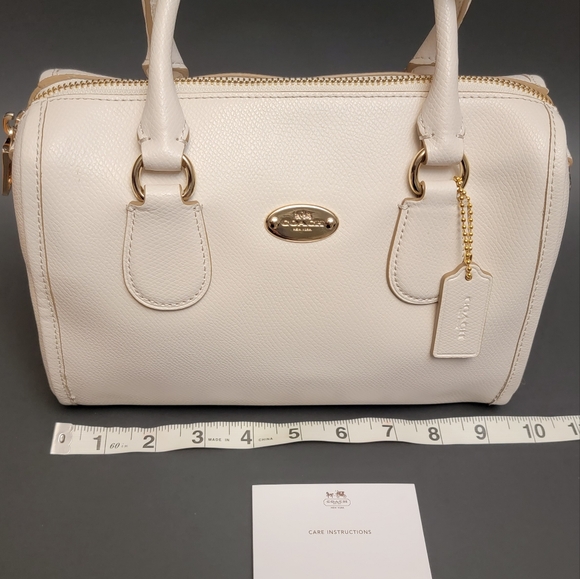 Coach small cream satchel bag - Picture 6 of 7